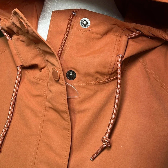 Columbia‎ South Canyon Coat Lg Orange Rust Color NWOT Outdoor Hiking Waterproof - Picture 4 of 11